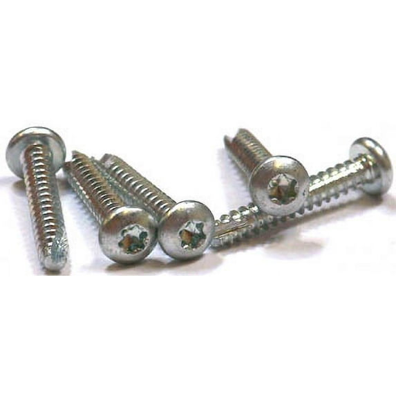#8 x 3/8" Type 25 Thread Cutting Screws / Six-Lobe (TorxÂ®) / Pan Head / Steel / Zinc - 10000 Piece Carton