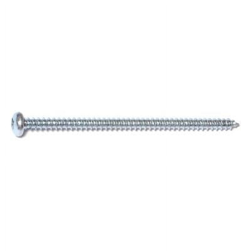 #8 x 3" Zinc Square Drive Pan Head Sheet Metal Screws SMSPS-337 (100 pcs.)