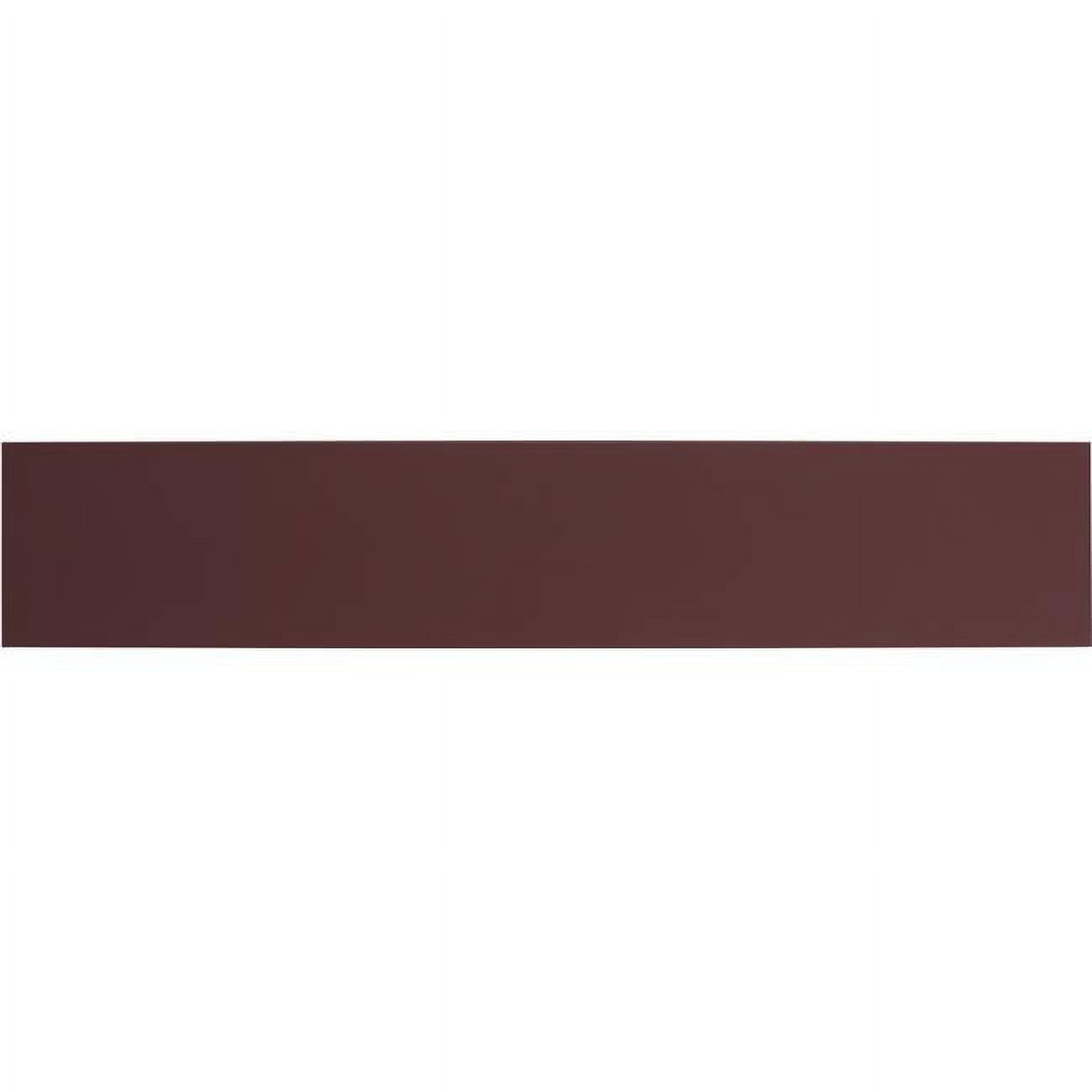 8 x 30 in. Kick Plate Adhesive Mount, Wine Red