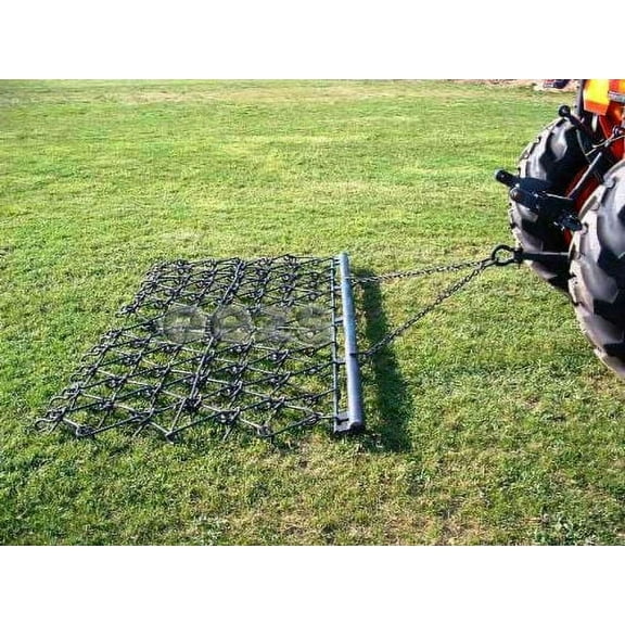 8' x 4' Multi Action Drag Chain Harrow - Overall 90" Long - 1/2"