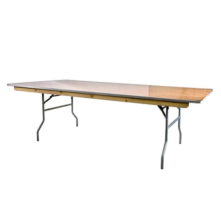 96" x 48" (8 Foot) Rectangle CornerMax Plywood Folding Table by Chivari