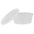 thumbnail image 1 of 8 x 4 x 3.5 in. Disposable Plastic Hinge Loaf Container - Clear, 1 of 1