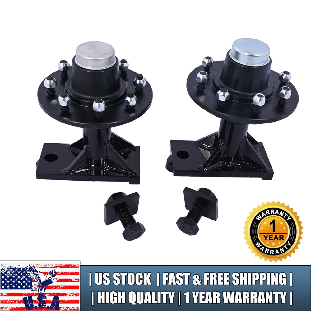 8 x 6.5 Lug 9000LB Superior Shipping Container Wheels ,Bolt-on Spindle ...