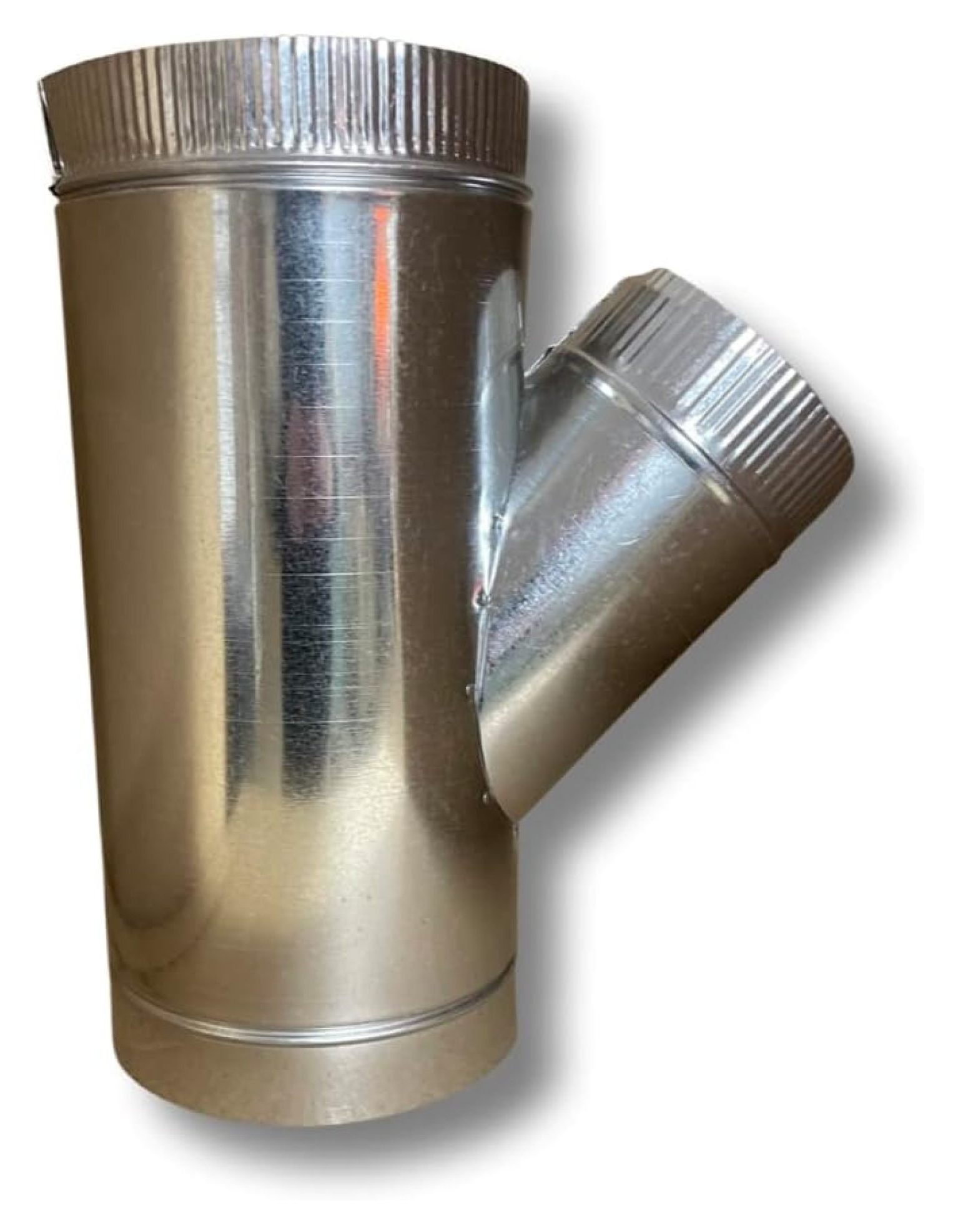 8" x 8" x 6" Duct Wye Branch HV Ductwork Duct Fittings Galvanized