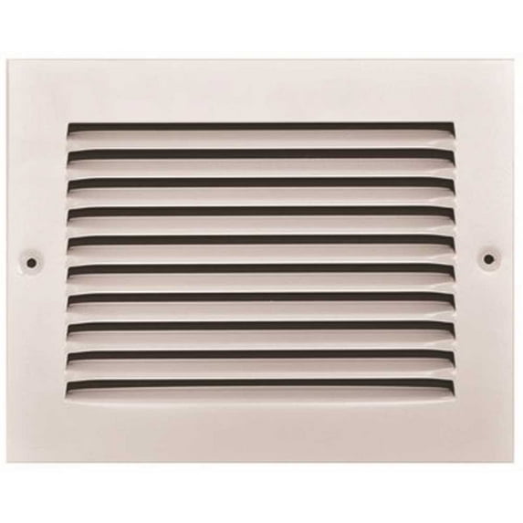 TruAire 170 08X06 9-3/4 in. x 7-3/4 in. White Stamped Return Air Grille
