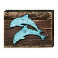 thumbnail image 1 of 8 x 6 in. Dolphins Love Art on Board Wall Decor, 1 of 1