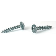 #8 x 7/16" Deep Thread Wood Screws / Phillips / Round Washer Head / Steel / Zinc - 8000 Piece Carton