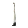 thumbnail image 1 of 8" x 71" Multi Colored Wood Handmade Giraffe Sculpture, by DecMode, 1 of 8