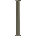 thumbnail image 1 of 8" x 8' Endura-Aluminum Column, Round Shaft (Load-Bearing 21,000 lbs), Non-Tapered, Fluted, Clay Finish w/ Capital & Base, 1 of 21