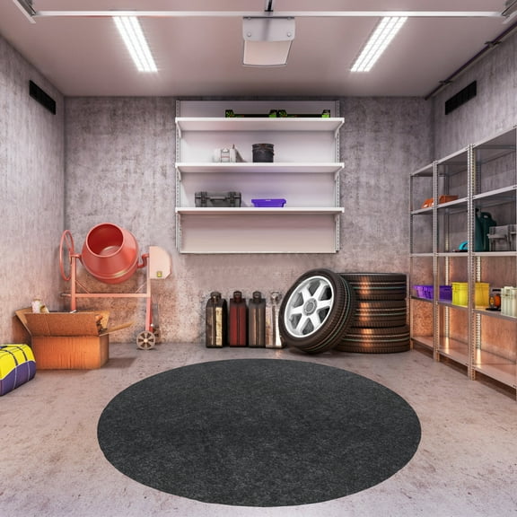 8' x 8' Multi-Purpose Garage Floor Mat, Absorbent Oil Pad, Premium Maintenance Mat,Protective Flooring for Under Cars,