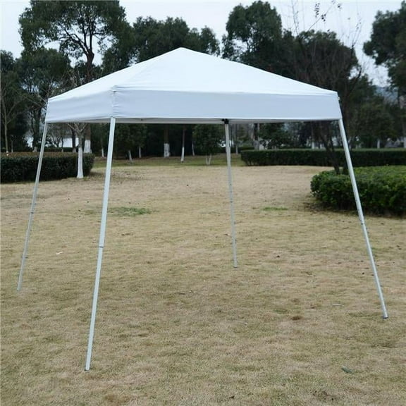 8 x 8 ft. Outdoor EZ Pop Up Tent Gazebo with Carry Bag - White