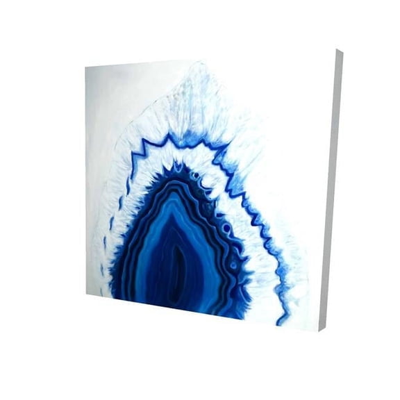 8 x 8 in. Agate Geode Slice-Print on Canvas