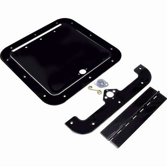 8 x 8 in. Aluminum Access Panel Kit, Black