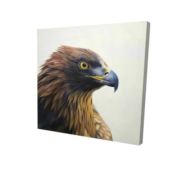 8 x 8 in. Brown-Headed Eagle-Print on Canvas