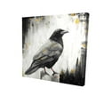 thumbnail image 1 of 8 x 8 in. Crow Bird-Print on Canvas, 1 of 1
