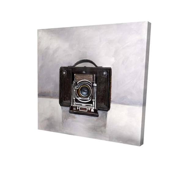 8 x 8 in. Old Camera-Print on Canvas
