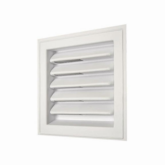 8 x 8 in. Plastic Wall Louver, White