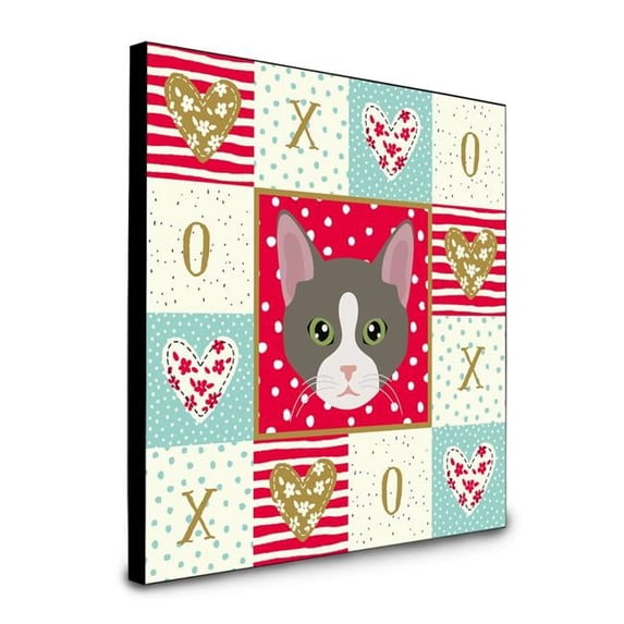 8 x 8 x 0.625 in. Brazilian Shorthair Cat Love Artwork Panel Wall Decor