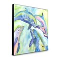 thumbnail image 1 of 8 x 8 x 0.625 in. Dolphin Artwork Panel Wall Decor, 1 of 1