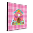 thumbnail image 1 of 8 x 8 x 0.625 in. Easter Rabbits House Artwork Panel Wall Decor, 1 of 1
