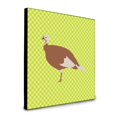 thumbnail image 1 of 8 x 8 x 0.625 in. Jersey Buff Turkey Hen Green Artwork Panel Wall Decor, 1 of 1