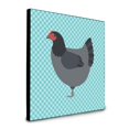 thumbnail image 1 of 8 x 8 x 0.625 in. Jersey Giant Chicken Blue Check Artwork Panel Wall Decor, 1 of 1