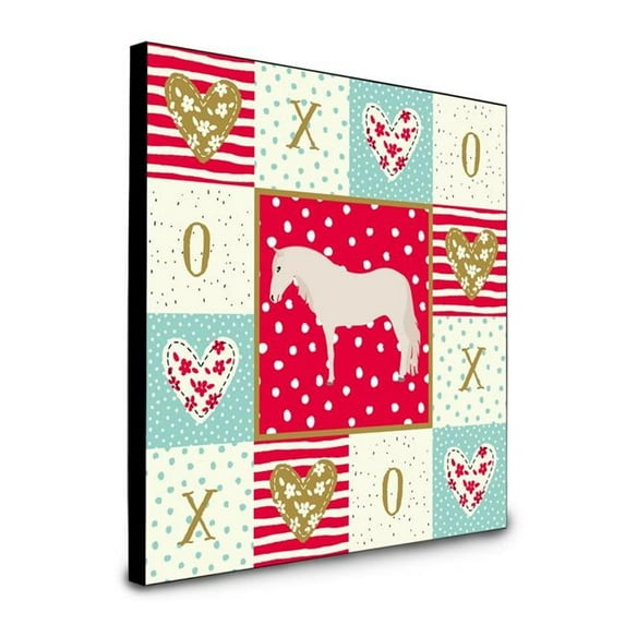 8 x 8 x 0.625 in. Paso Fino Horse Love Artwork Panel Wall Decor