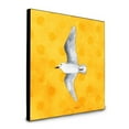 thumbnail image 1 of 8 x 8 x 0.625 in. Sea Gull Yellow Polkadot Artwork Panel Wall Decor, 1 of 1