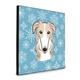 thumbnail image 1 of 8 x 8 x 0.625 in. Snowflake Borzoi Artwork Panel Wall Decor, 1 of 1