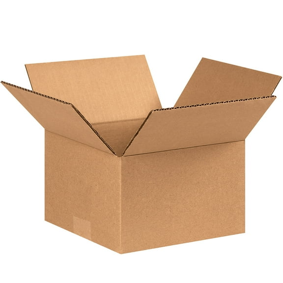 The Packaging Wholesalers Corrugated Boxes 8" x 8" x 5" Kraft 25/Bundle BS080805