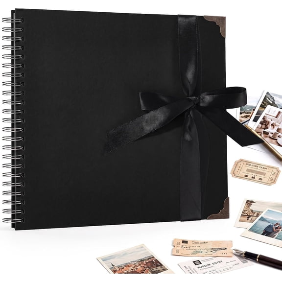 8 x 8Inch Scrapbook Album, 60 Pages Scrap Book, Hardcover Blank Scrapbook
