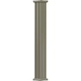 thumbnail image 1 of 8" x 9' Endura-Aluminum Column, Square Shaft (For Post Wrap Installation), Non-Tapered, Fluted, Wicker Finish w/ Capital & Base, 1 of 19