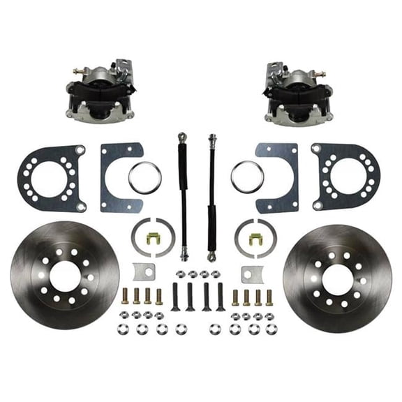 8 x 9 in. Rear Disc Brake System for 1 Piston Caliper Conversion Ford - Natural