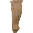 thumbnail image 1 of 8 x 9 x 30 in. Large Jumbo Acanthus Wood Corbel - Mahogany, 1 of 1