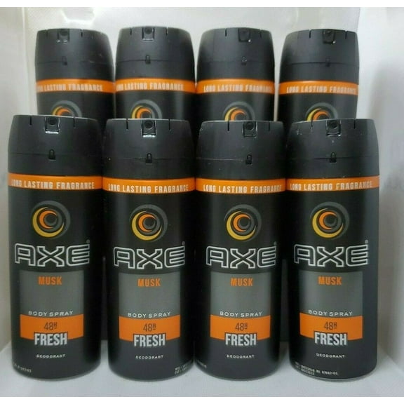 8 x Axe Musk Deodorant Body Spray 150ml 5.07 oz / Each Pack of 8