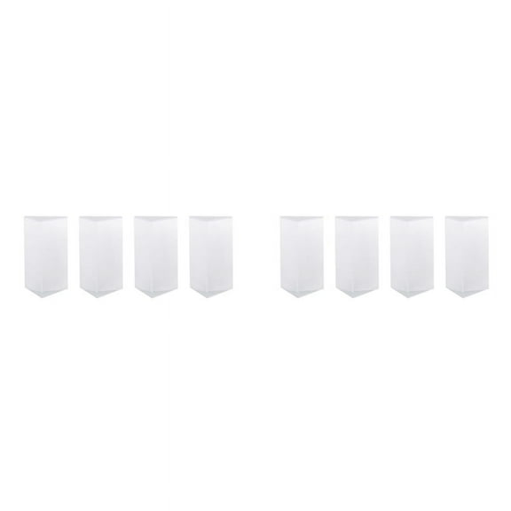 8 x Clear Triangular Prism-Transparent