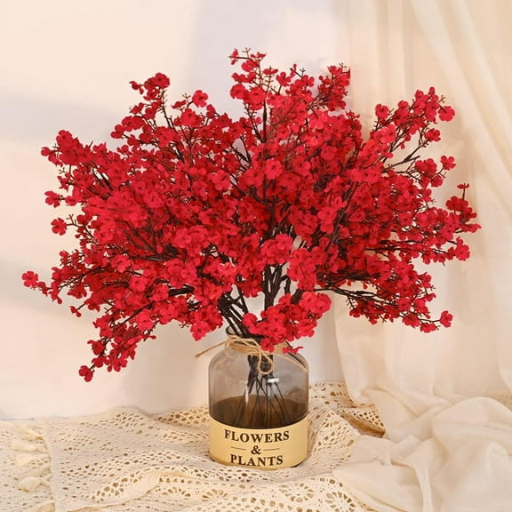 8 x Fake Star Bouquet-Red