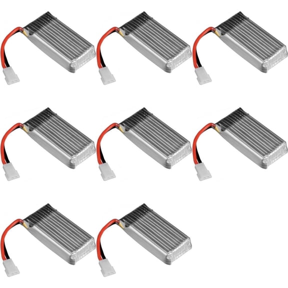 8 x Quantity of 3D Flying FY8012 Battery 3.7v 380mAh 25c Li-Po RC Part - FAST FROM Orlando, Florida USA!