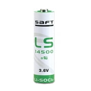 8 x SAFT LS14500 AA 3.6 Volt Lithium Battery 2600 mAh