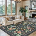 thumbnail image 1 of CHITOOMA 8'x10' Machine-washable Area Rugs for Living Room, Boho Floral Area Rugs with Non-Slip Backing, Stain Resistant Non-Shed Carpet for Bedroom, Dining Room, Dorm, Office, 1 of 7