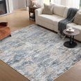 thumbnail image 1 of DOMQGA 8'x10' Area Rug for Living Room, Retro Style Washable Rug Beige, 1 of 7