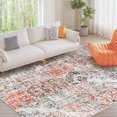 Modern Area Rug 8'x10', Machine Washable Rugs for Living Room, Non Slip