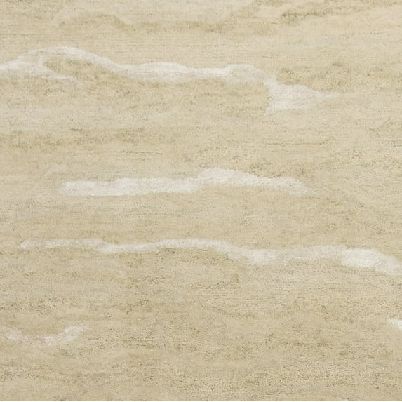 8'x10' Beige Hand Tufted Abstract Indoor Area Rug