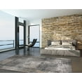 thumbnail image 1 of 8'x10' Grey Machine Woven Abstract Graduated Dots Indoor Area Rug, 1 of 2
