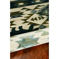 thumbnail image 1 of 8'x10' Ivory Blue Machine Woven Geometric Lodge Indoor Area Rug, 1 of 2