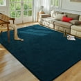 8'x10' Navy Blue Rugs for Living Room Washable Area Rug for Bedroom
