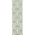 thumbnail image 1 of 8'x10' Silver Ivory Hand Tufted Vermicular Indoor Area Rug, 1 of 3