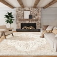 thumbnail image 1 of CHITOOMA 8'x10' Boho Area Rugs for Living Room, Machine Washable Floral Area Rug with Non-Slip Backing, Stain Resistant Non-Shed Carpet for Bedroom, Dining Room, Dorm, Office, 1 of 13