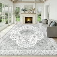 thumbnail image 1 of CHITOOMA 8'x10' Machine-washable Area Rugs for Living Room, Boho Floral Area Rugs with Non-Slip Backing, Stain Resistant Non-Shed Carpet for Bedroom, Dining Room, Dorm, Office, 1 of 10