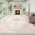 thumbnail image 1 of CHITOOMA 8'x10' Machine-washable Area Rugs for Living Room, Boho Floral Area Rugs with Non-Slip Backing, Stain Resistant Non-Shed Carpet for Bedroom, Dining Room, Dorm, Office, 1 of 10